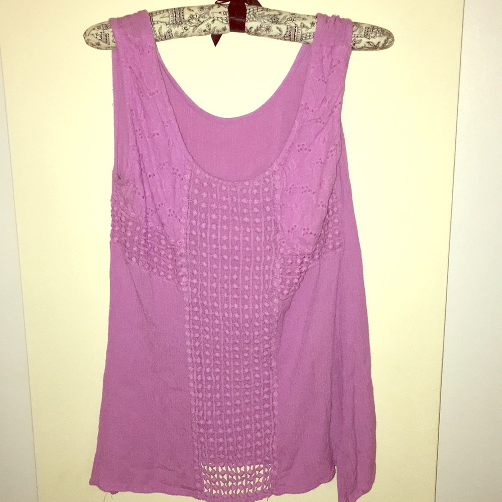 Purple tank top